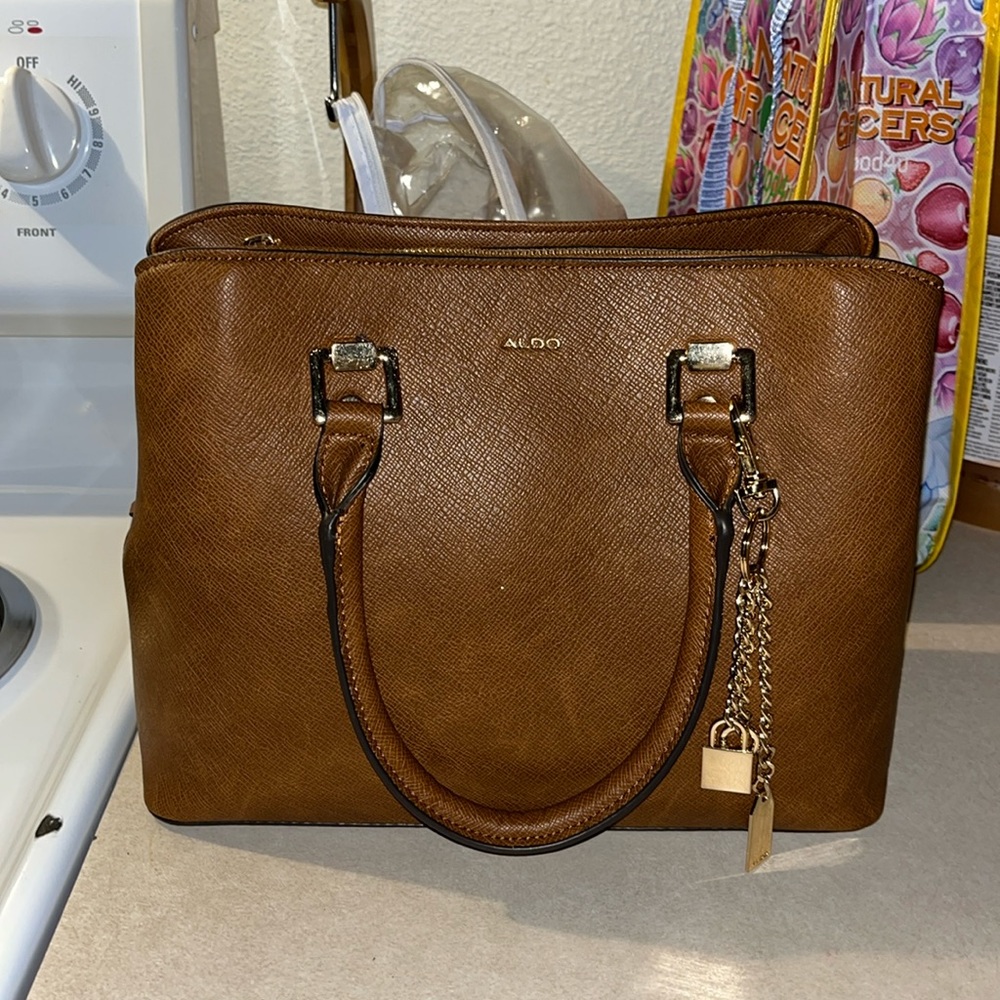 ALDO Legoirii brown tote handbag/purse new!!
